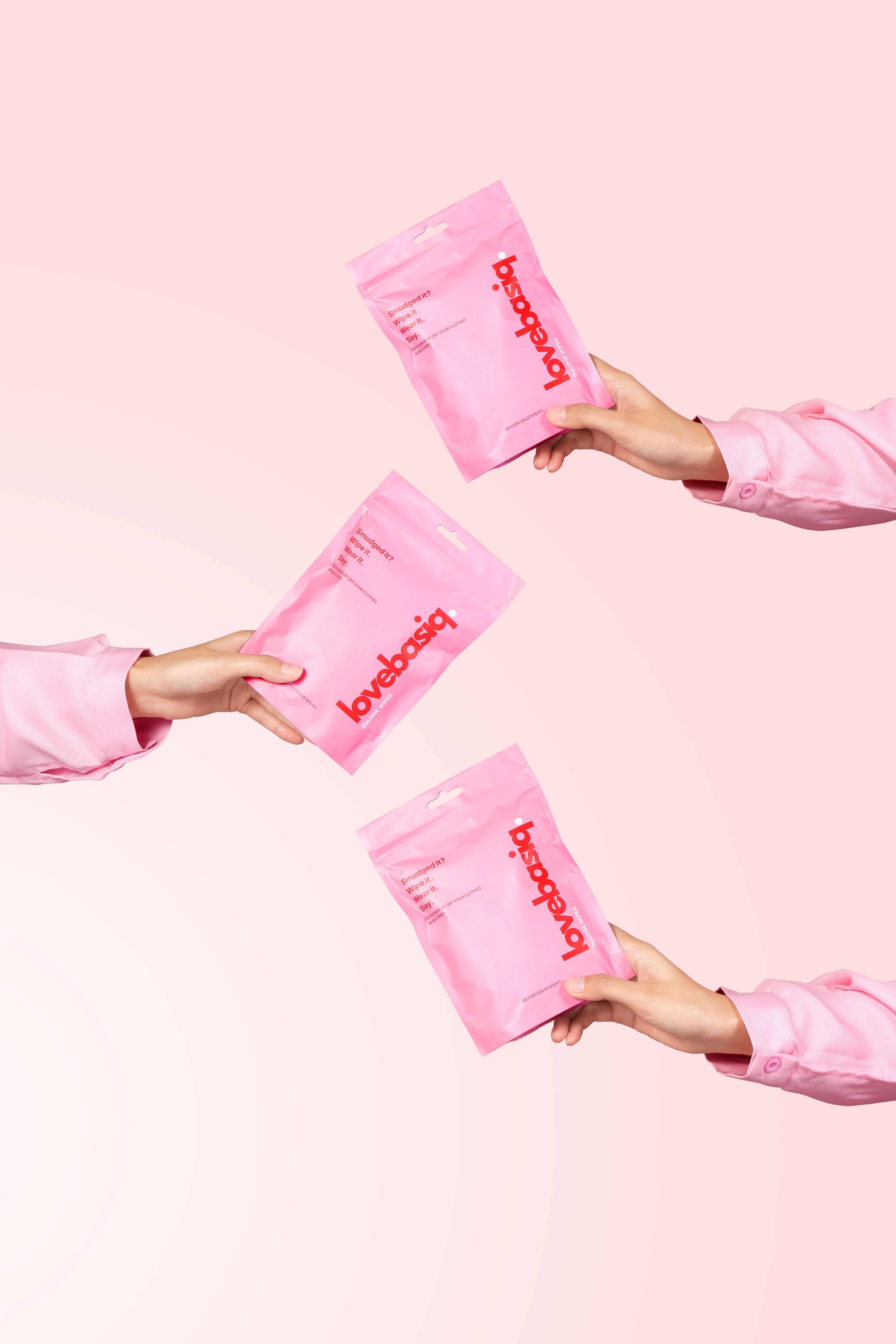 lovebasiq Smudge Wipes 20-pack