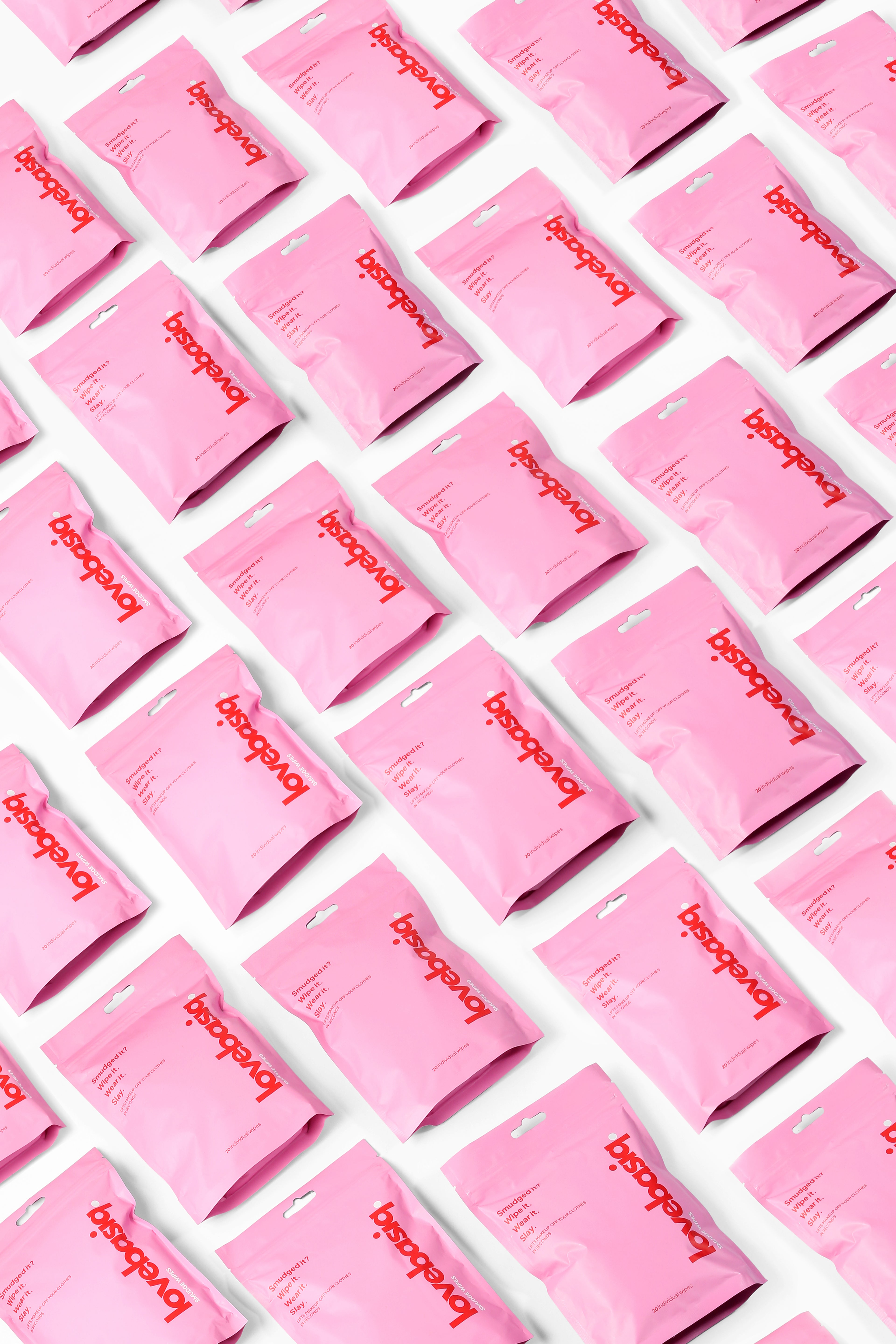 lovebasiq Smudge Wipes 20-pack