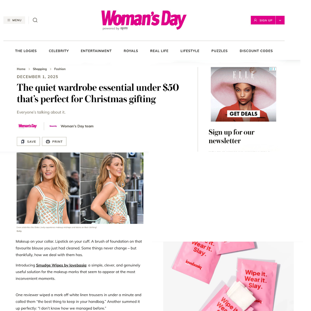 Woman's Day Acricle
